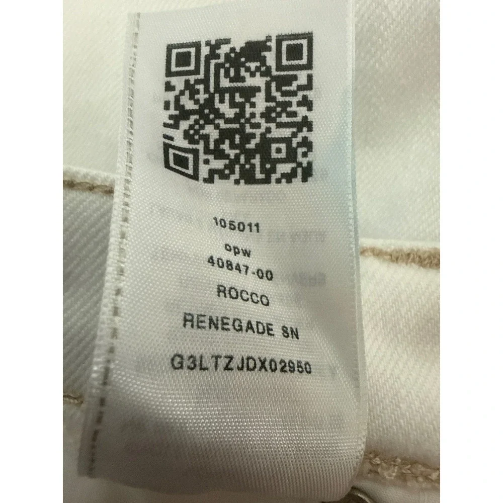 True Religion Rocco Relaxed Skinny Jeans Mens 31 Optic White 105011 NWT